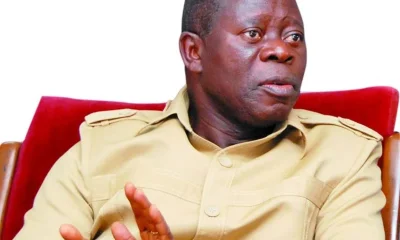 Stop politicians’ spouses from holding sensitive positions - Oshiomhole to INEC chair
