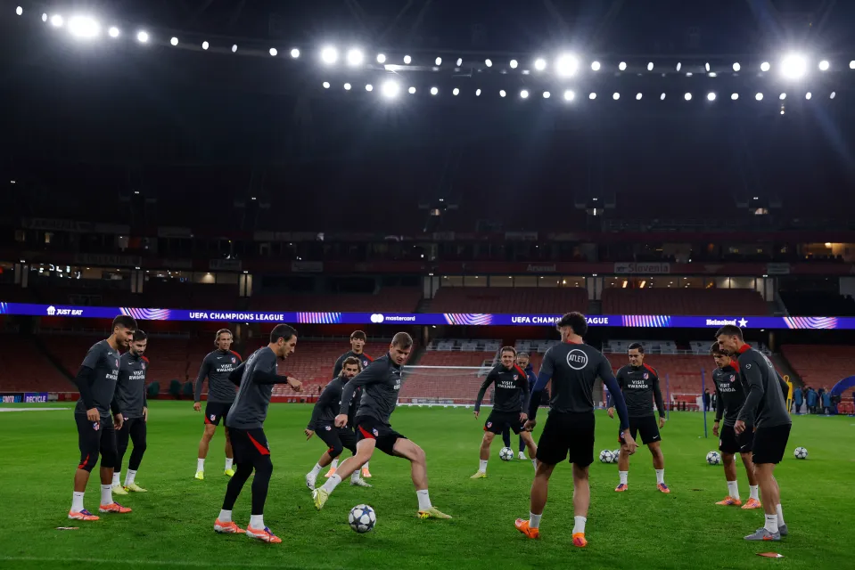 Atlético Madrid File UEFA Complaint Over Lack Of Hot Water At Arsenal’s Emirates Stadium – Arise News