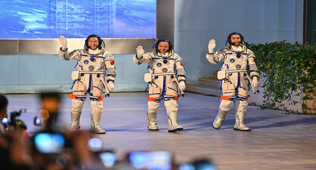 China Sends Youngest Astronaut, Mice To Space Station • Channels Television
