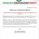PDP postpones NEC meeting amid defections