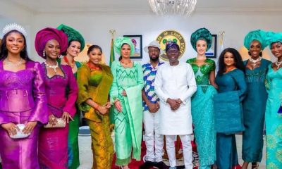 Sanwo-Olu Hosts Wyclef Jean, Miss Earth Delegates at Lagos House