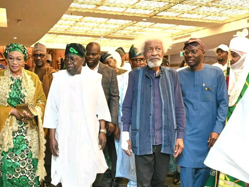 At Wole Soyinka Centre Launch, Tinubu Pledges First Donation To Arts Endowment Fund 