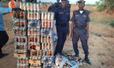 Yobe Hisbah destroys seized alcohol in Gashu'a