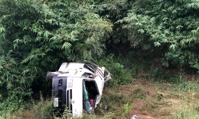 Two victims confirmed dead as bus crashes into bush in Abia