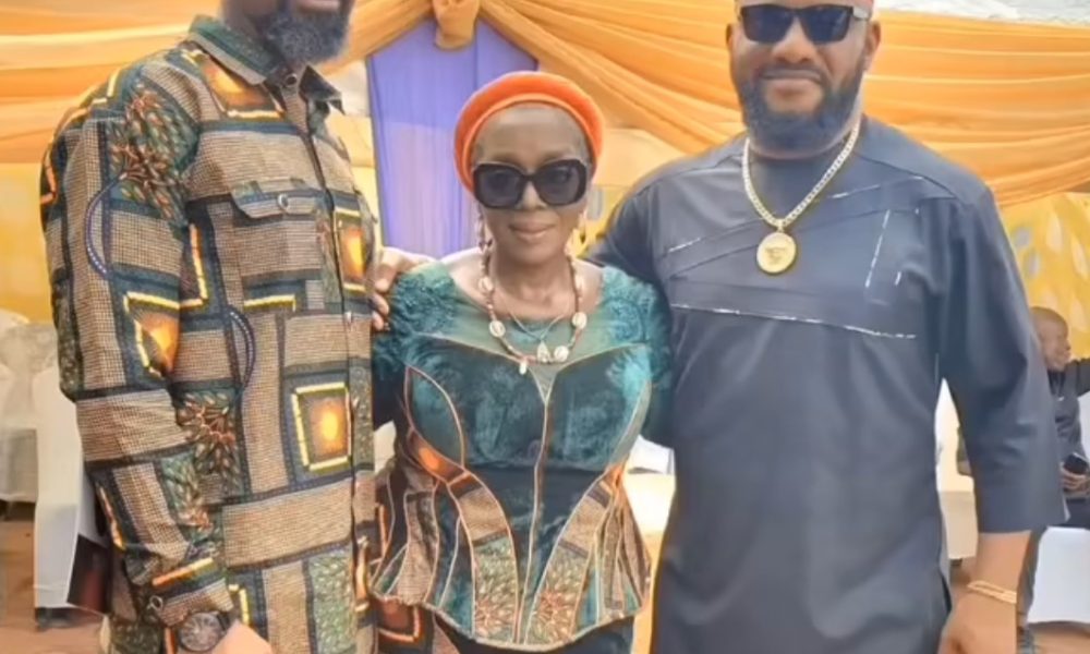 Yul reunites with Linc, Rita Edochie amid alleged breakup with Judy Austin [VIDEO]