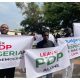 PDP faction stages protest in Abuja (VIDEO)