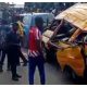One dead, six injured as speeding bus crashes into parked tipper in Lagos