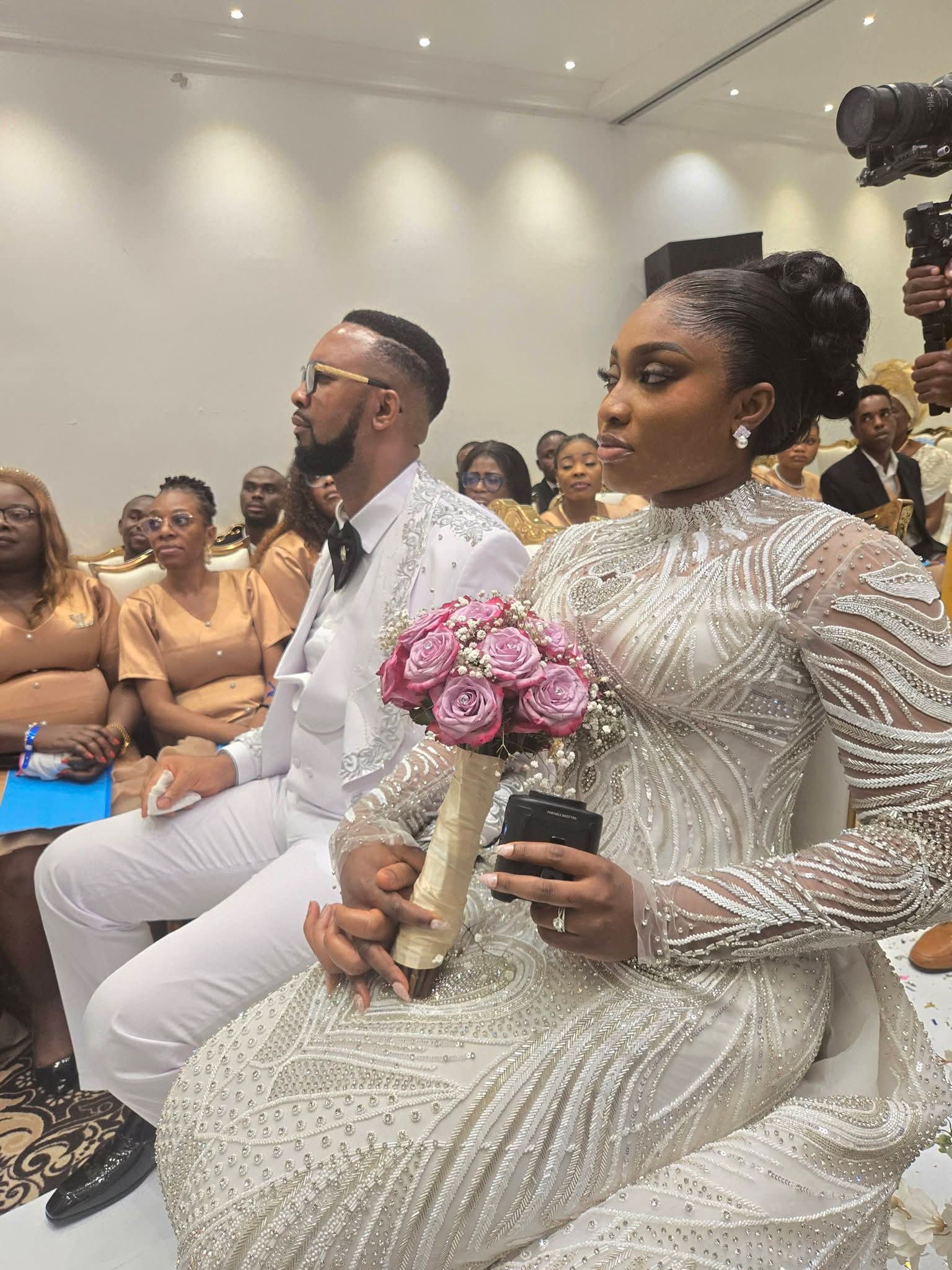 Reactions as pastor Chris Okafor weds partner amid controversy with Doris Ogala [PHOTOS]