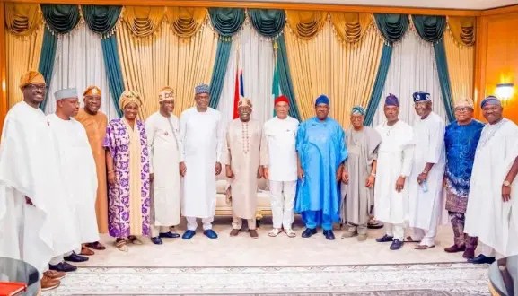 Details Of Tinubu's Meeting With Oyetola, Uzodinma, Akume, Osun APC Governorship Aspirants