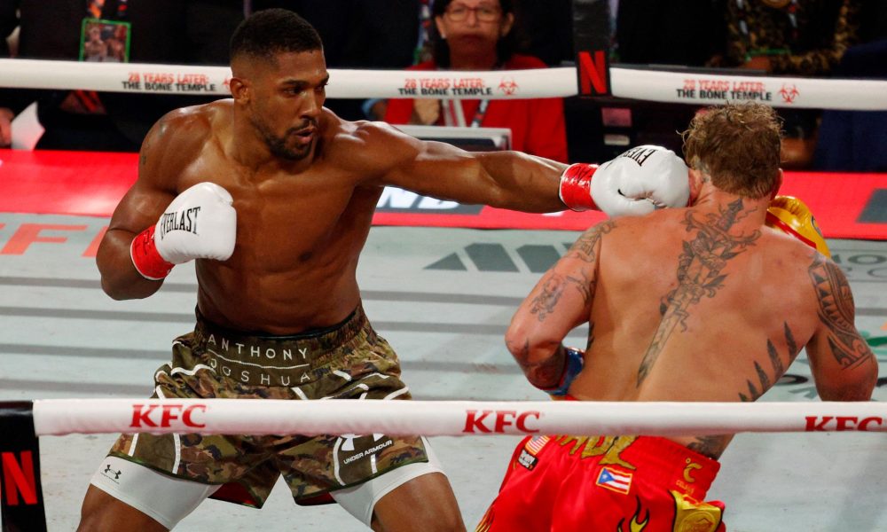 Anthony Joshua Delivers Stark Reality Check To Jake Paul With A Sixth Round Knockout – Arise News