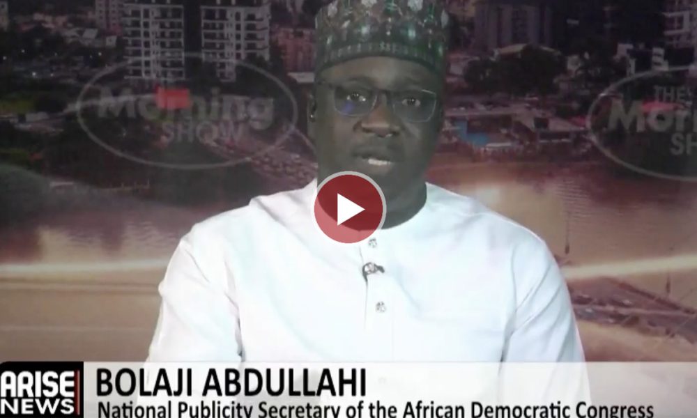 APC Creating False 2027 Election Narrative, ADC Remains Nigeria’s Credible Opposition Alternative – Arise News