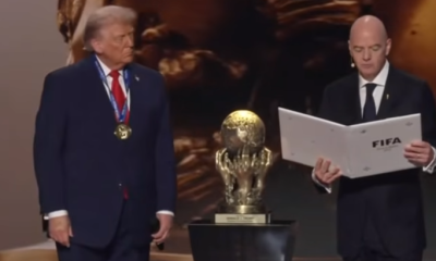 FIFA Awards Inaugural Peace Prize To US President Trump – Arise News