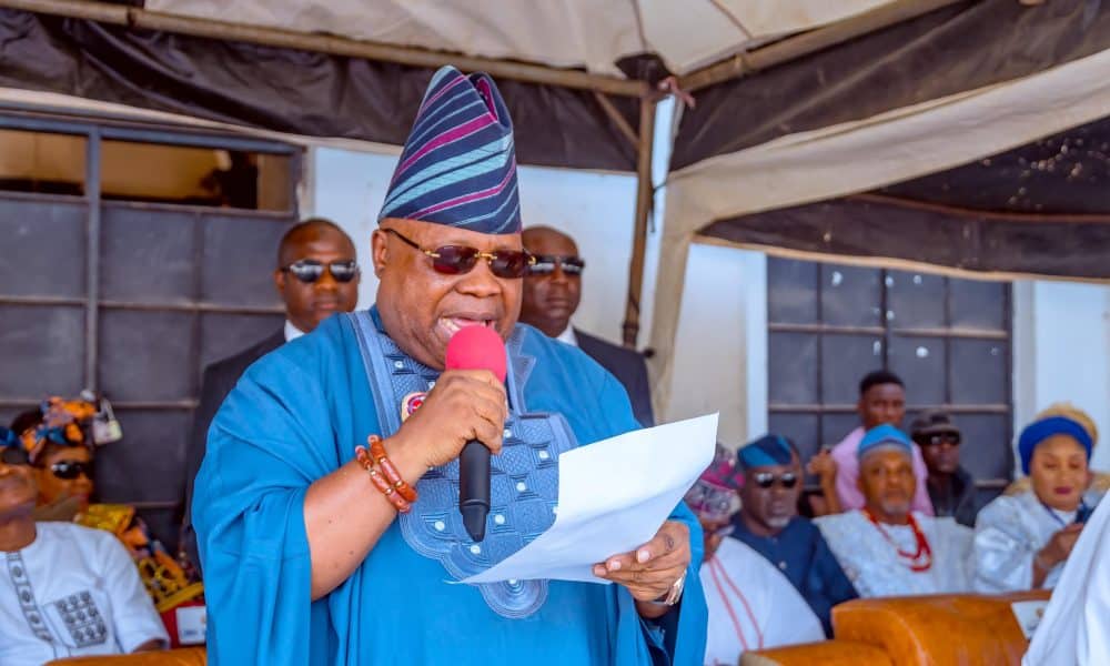 Osun 2026: Governor Adeleke Resigns From PDP