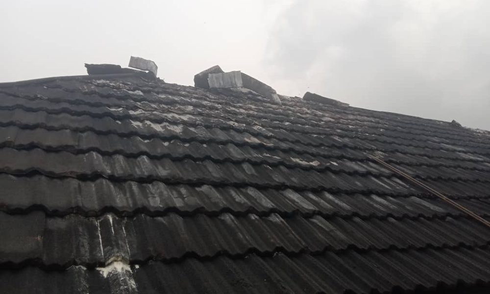Properties worth millions of naira destroyed as fire ravages lounge, residential building in Ibadan 